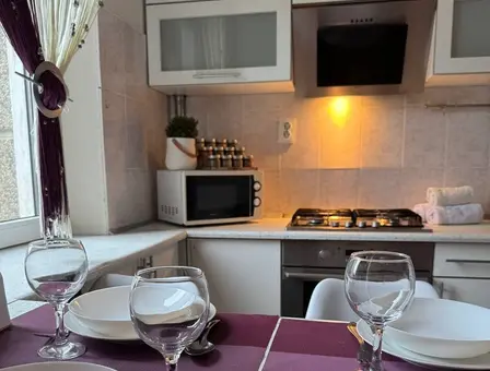 Interior of apartment for daily rent, Lida, Tuhachevskogo str. 97